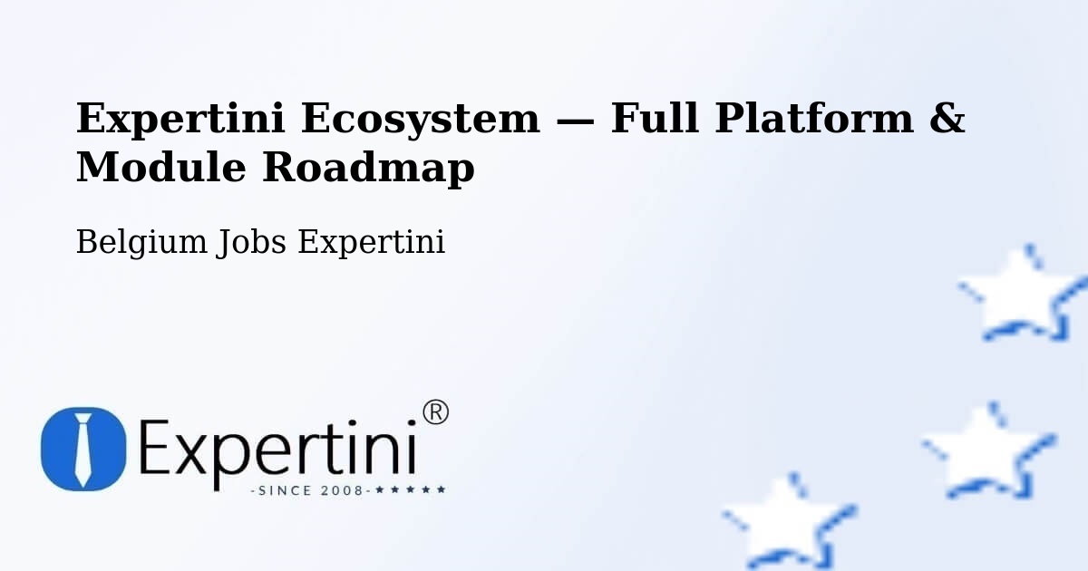 Expertini Ecosystem — Full Platform & Module Roadmap – Genk